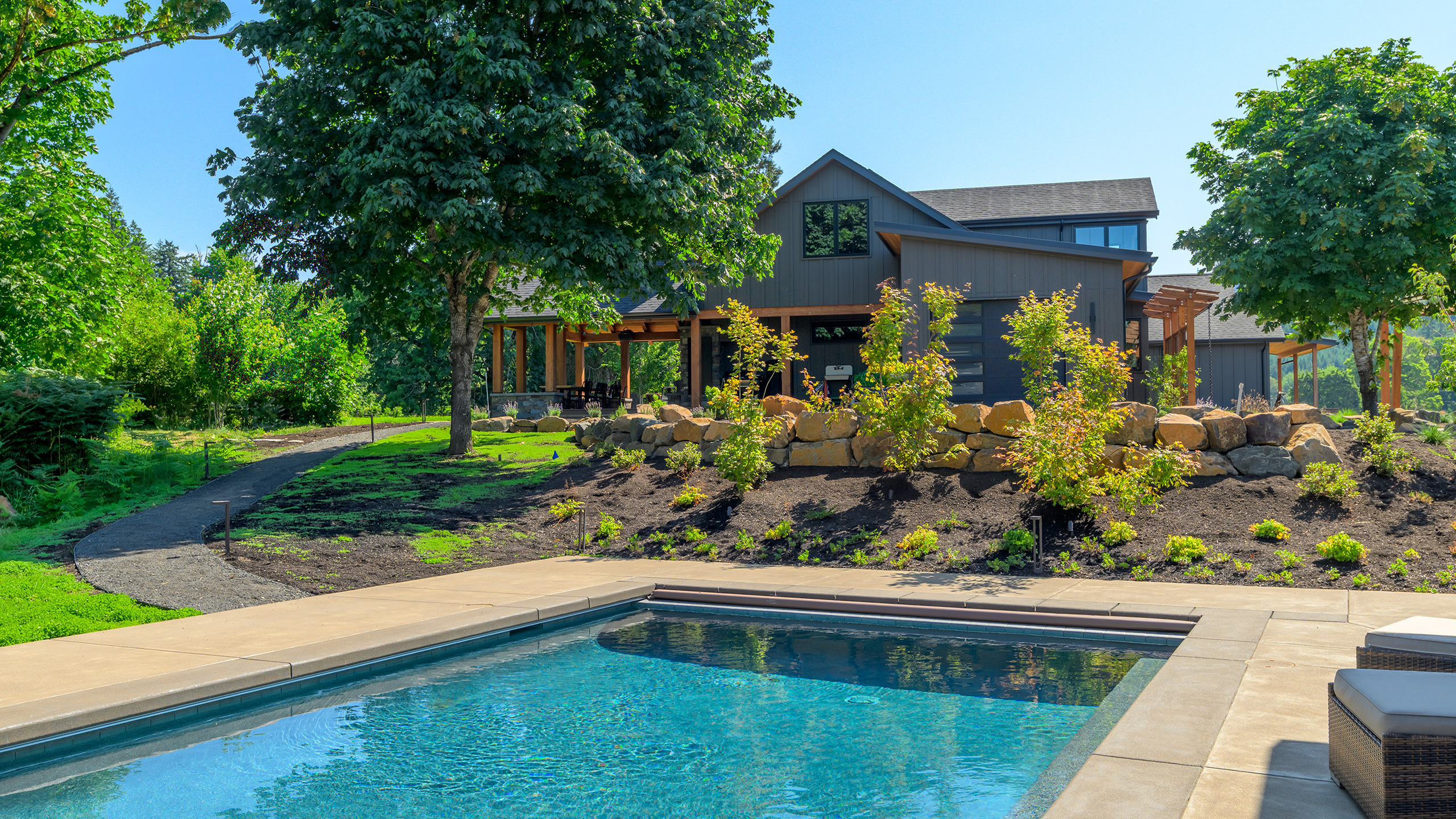 Whitewater pool home