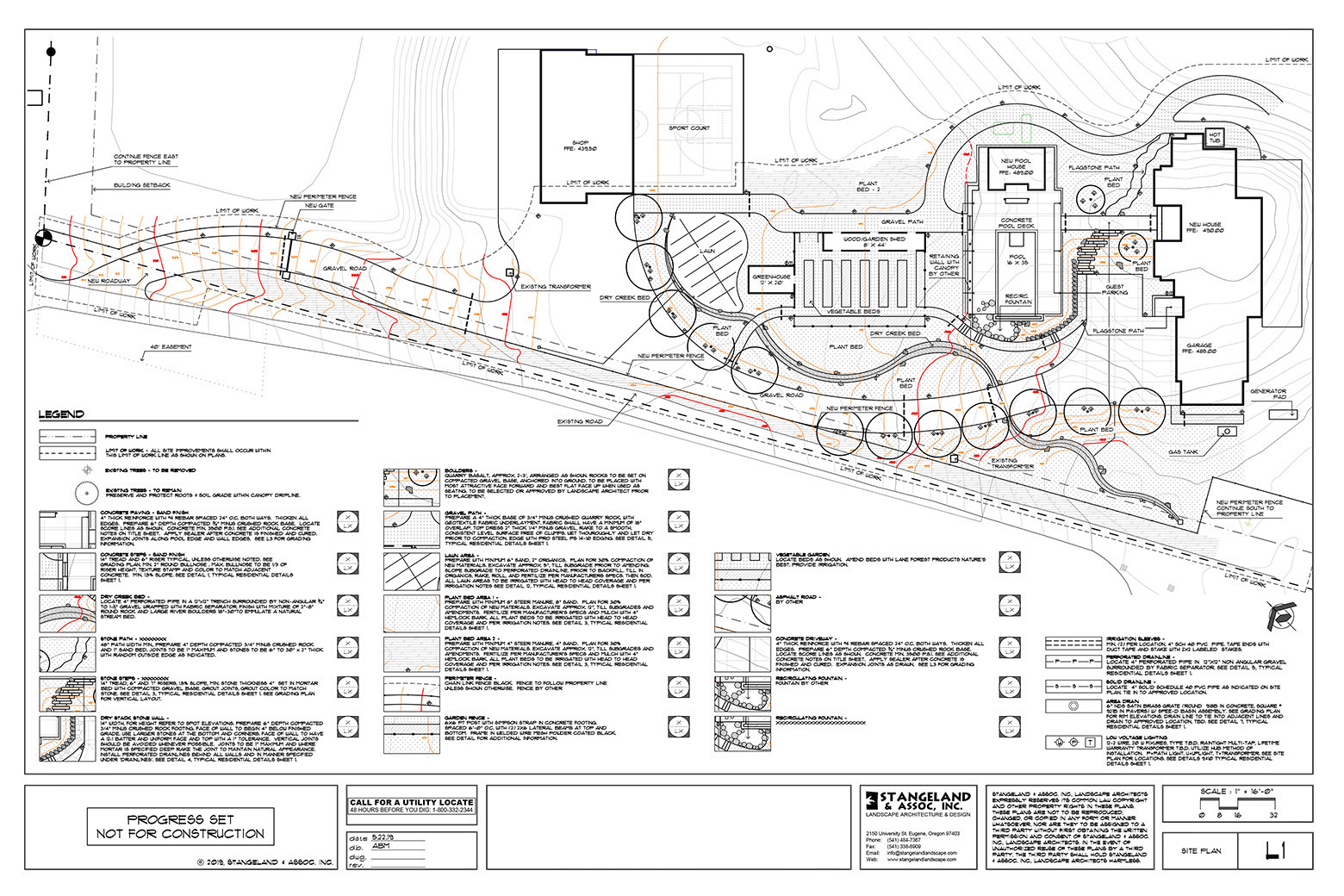 River house landscape plan